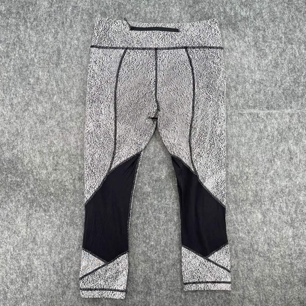Lululemon Legging Womens 8 Pace Revival Crop Pants Gray